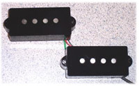 P-Bass Style Split-Coil Hum-Cancelling Pickups